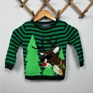 33 Degrees Toddler Boys'/ Girls' Rudolph Christmas Sweater Size 3T